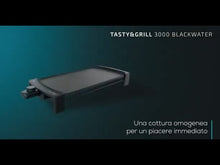 Carica e avvia il video nel visualizzatore di galleria, Piastra-grill Tasty&amp;Grill 3000 BlackWater
