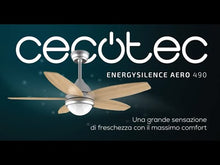 Carica e avvia il video nel visualizzatore di galleria, Ventilatore da soffitto EnergySIlence Aero 490
