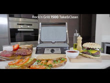 Carica e avvia il video nel visualizzatore di galleria, Grill Rock&#39;n grill 1500 Take&amp;Clean
