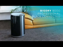 Carica e avvia il video nel visualizzatore di galleria, Deumidificatore BigDry 9000 Professional Black Connected
