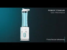 Carica e avvia il video nel visualizzatore di galleria, Frullatore Power Titanium 500 Fresh&amp;Go
