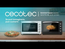 Carica e avvia il video nel visualizzatore di galleria, Forno Bake&amp;Toast 6000 Black Gyro
