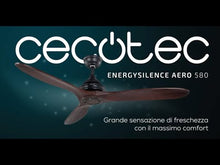 Carica e avvia il video nel visualizzatore di galleria, Ventilatore da soffitto EnergySilence Aero 580
