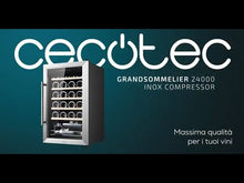 Carica e avvia il video nel visualizzatore di galleria, Enoteca GrandSommelier 24000 Inox Compressor
