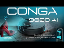 Carica e avvia il video nel visualizzatore di galleria, Robot aspirapolvere Conga 9090 IA
