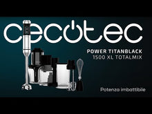 Carica e avvia il video nel visualizzatore di galleria, Frullatore a immersione Power TitanBlack 1500 XL TotalMix
